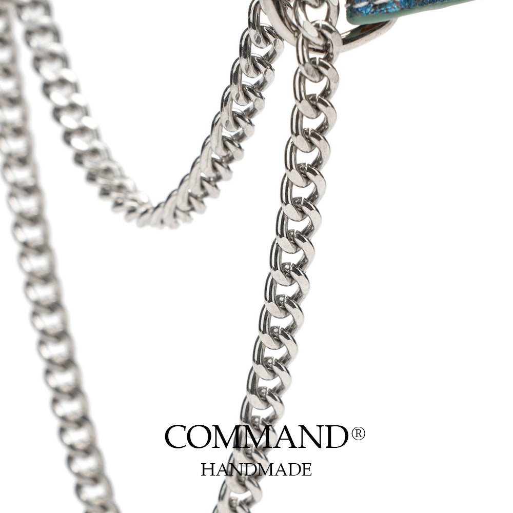 Nike Half Chain Choker with Heart Ring