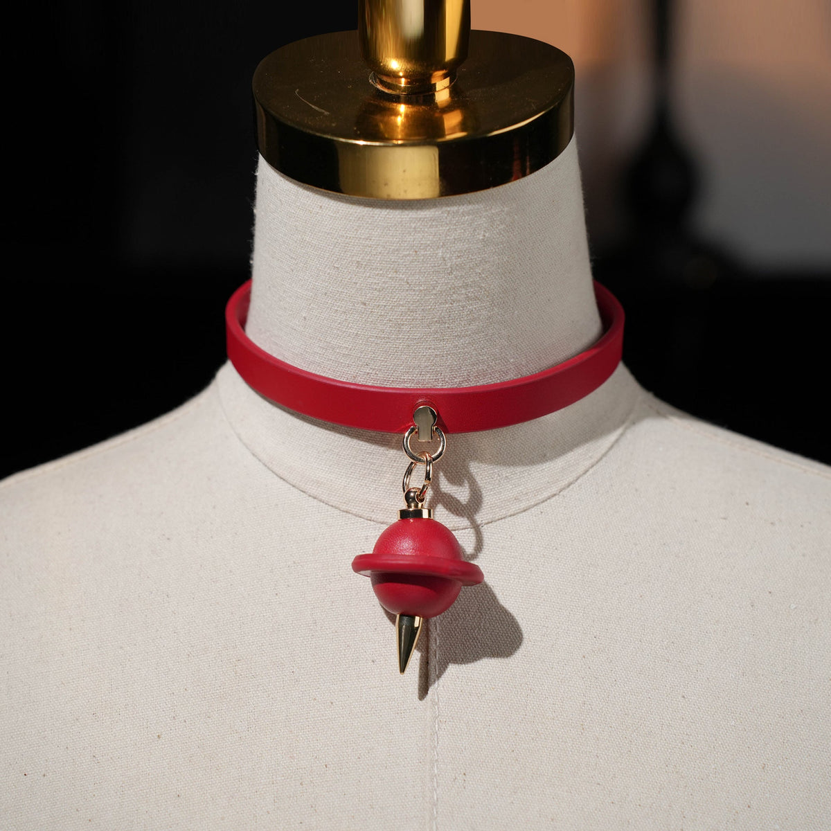 World of Spikes Bell With Spike Choker