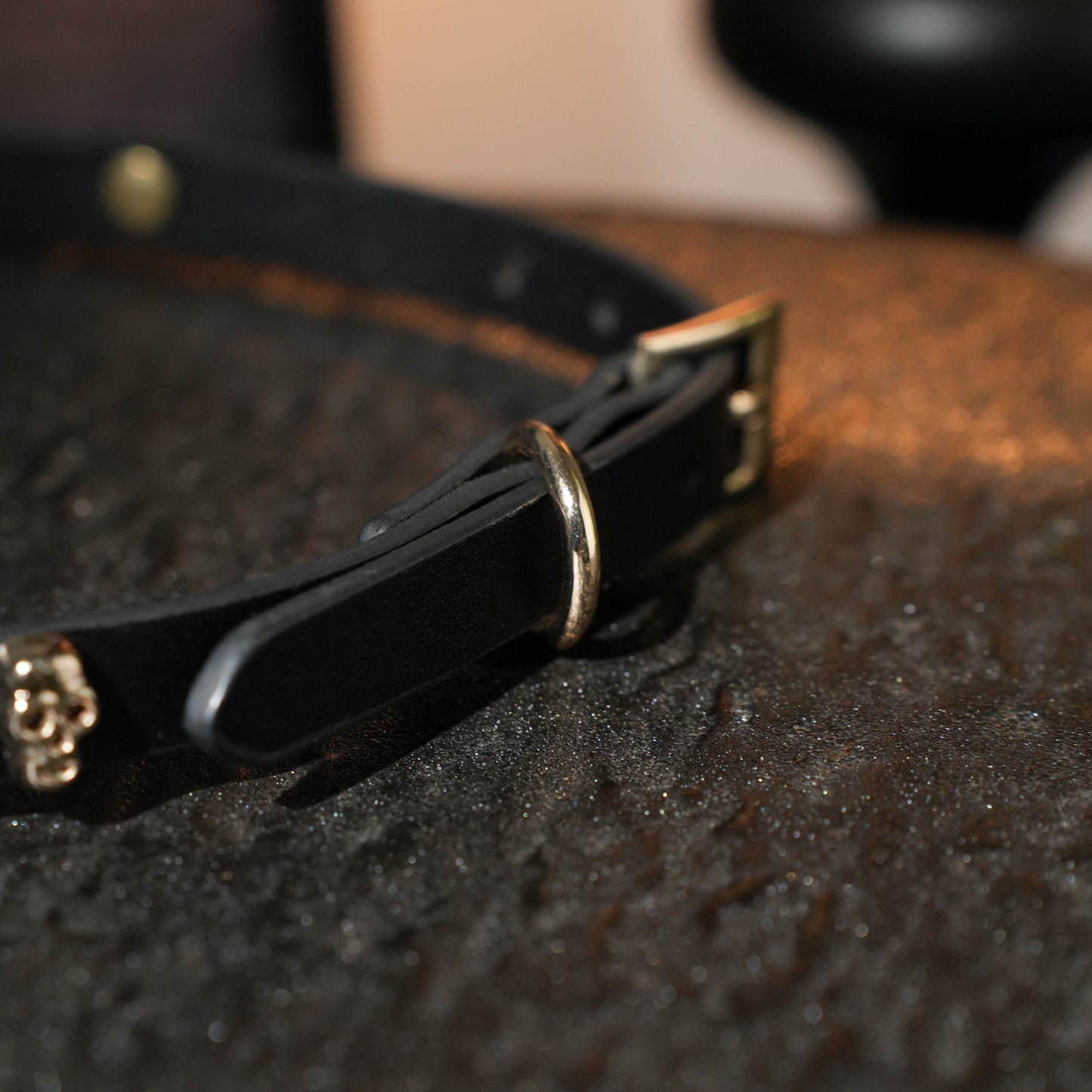 Skull Flower Decorative Choker