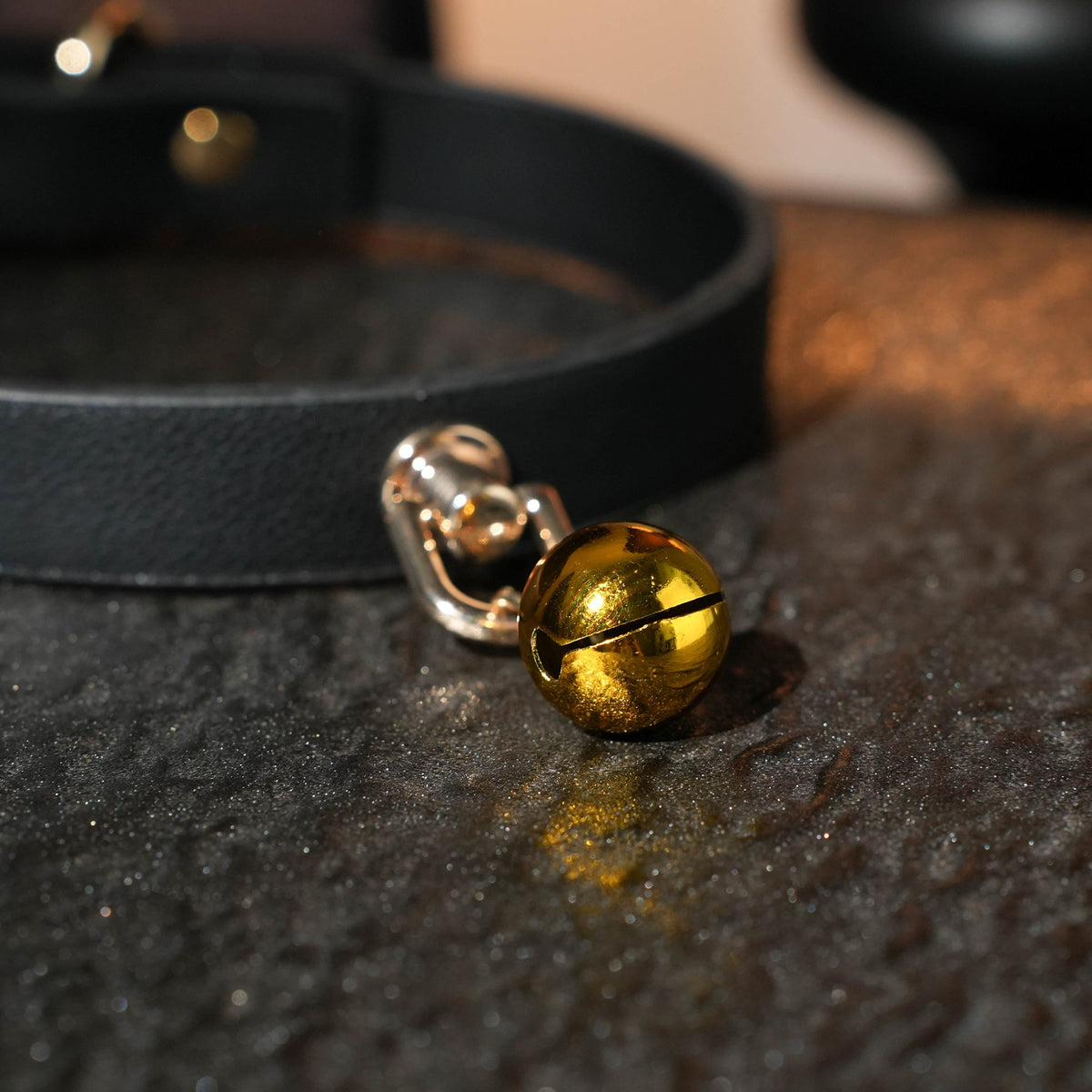 Siren Choker With Gold Bell