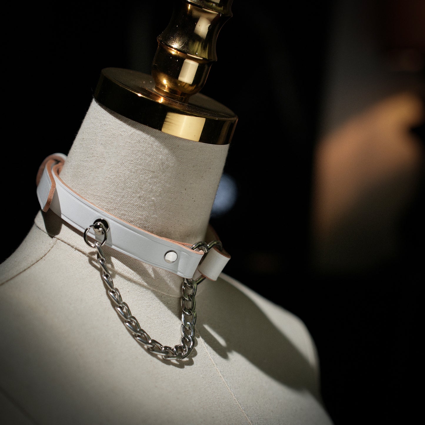 Soma Black Heart Choker With Chain