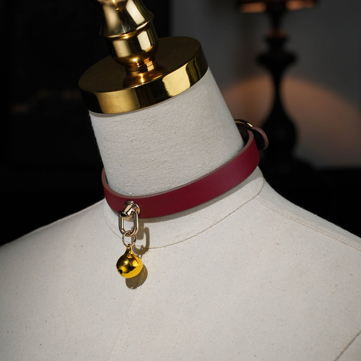Siren Choker With Gold Bell