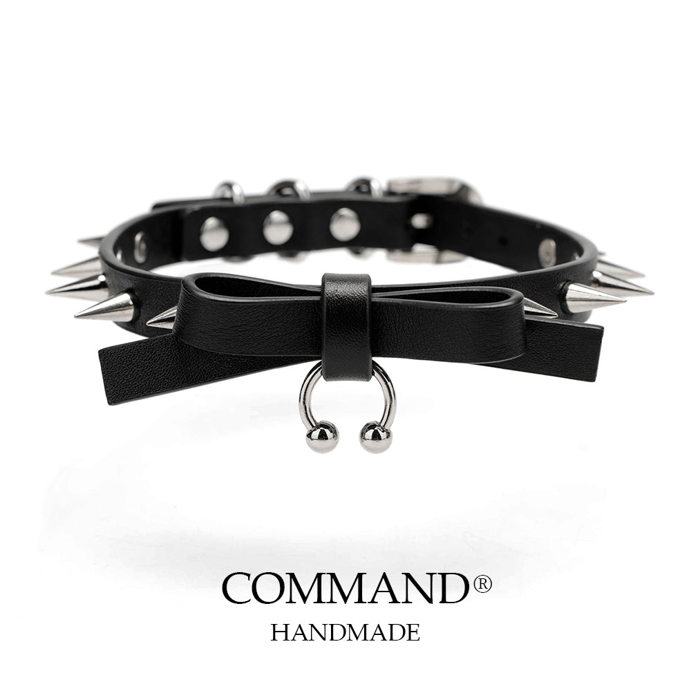 Thea Bow Stud Punk Choker
