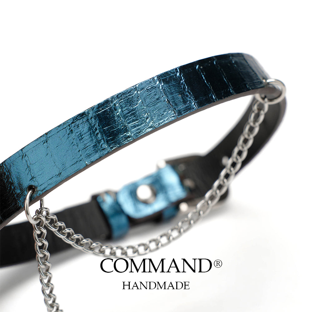 Thalassa Blue chain collar