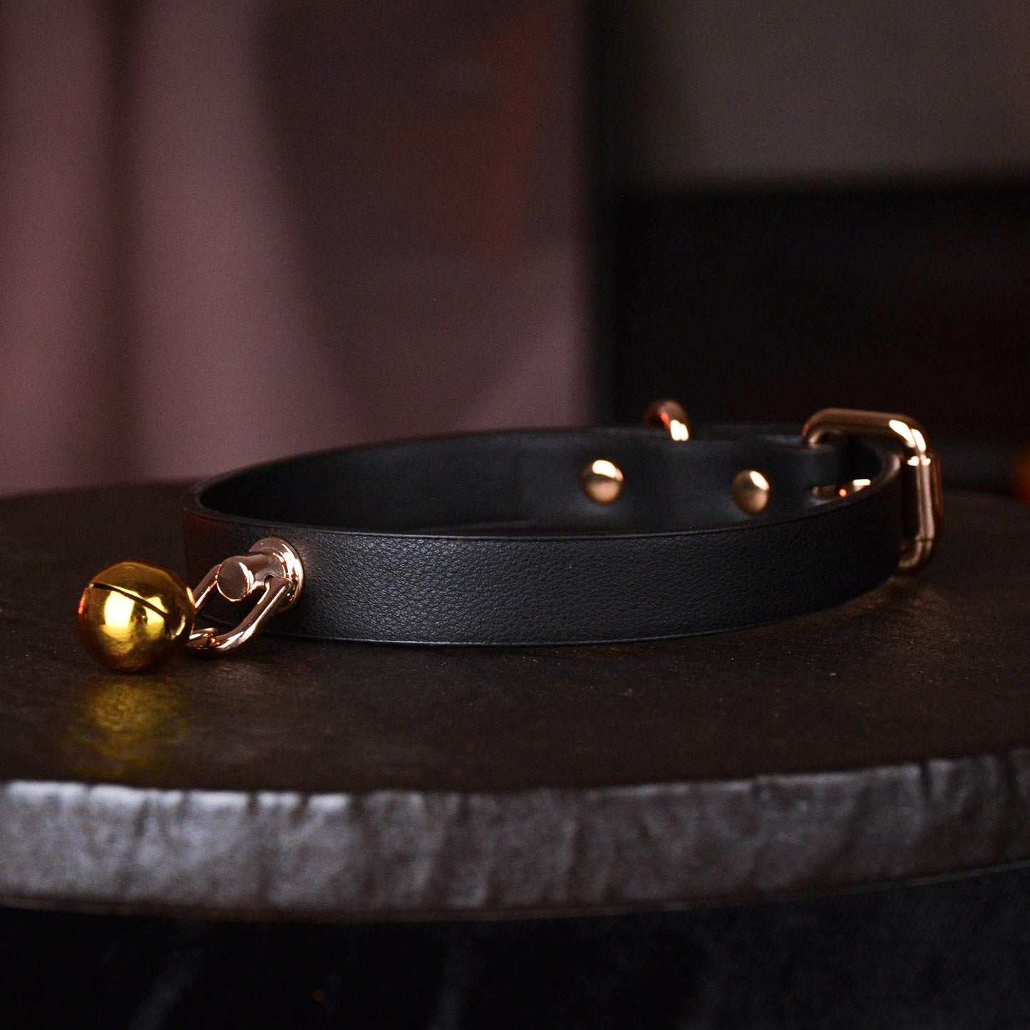 Siren Choker With Gold Bell