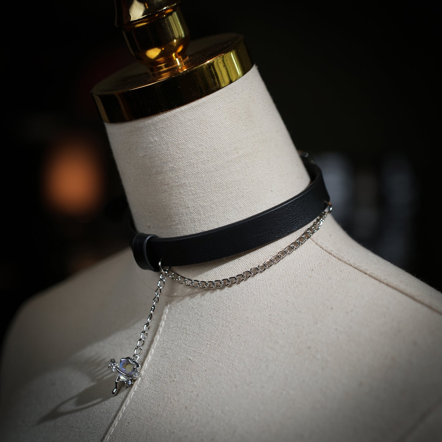 Thalassa Black Chain Collar