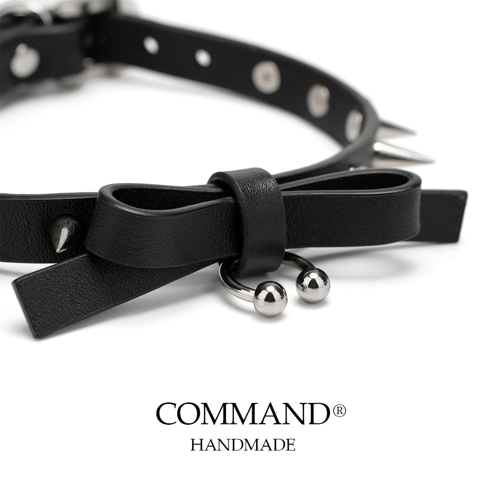 Thea Bow Stud Punk Choker