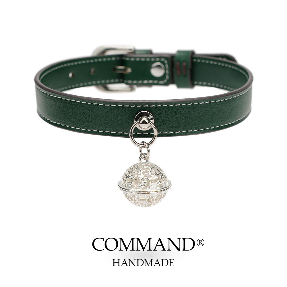 Small Bell Black / Green Bell Fashion Choker