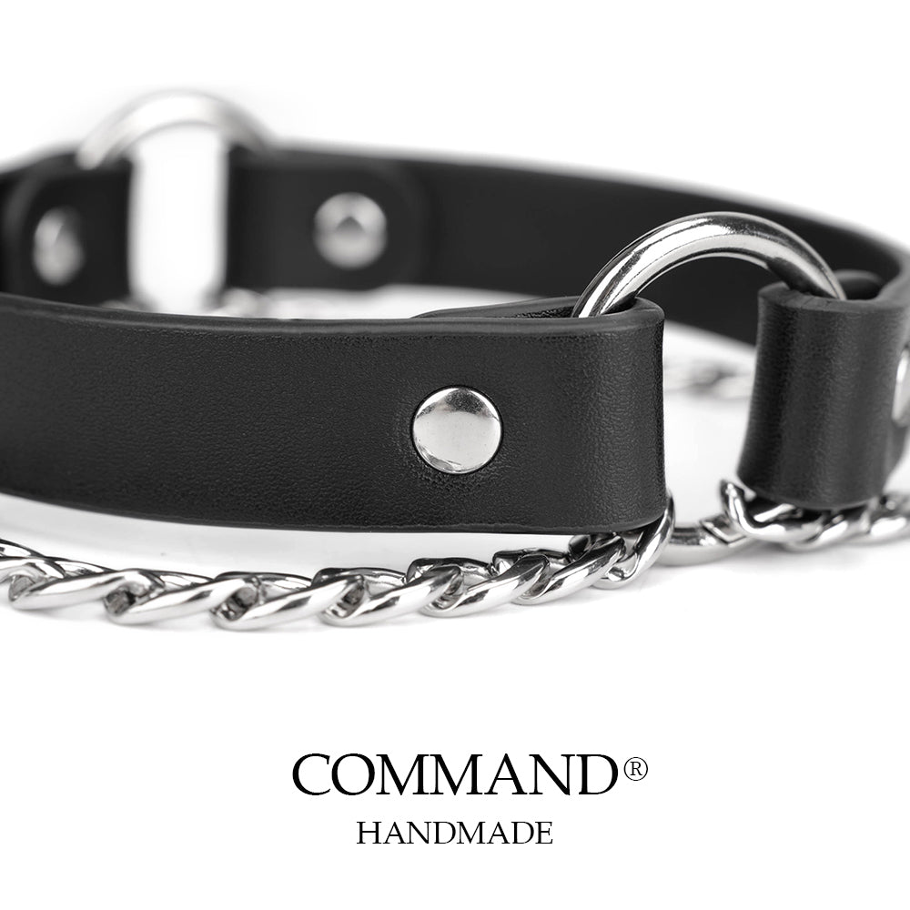Muses Double Chain Choker with O Ring