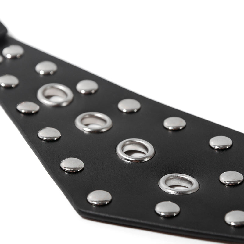 Sita Black Studded Tie Choker
