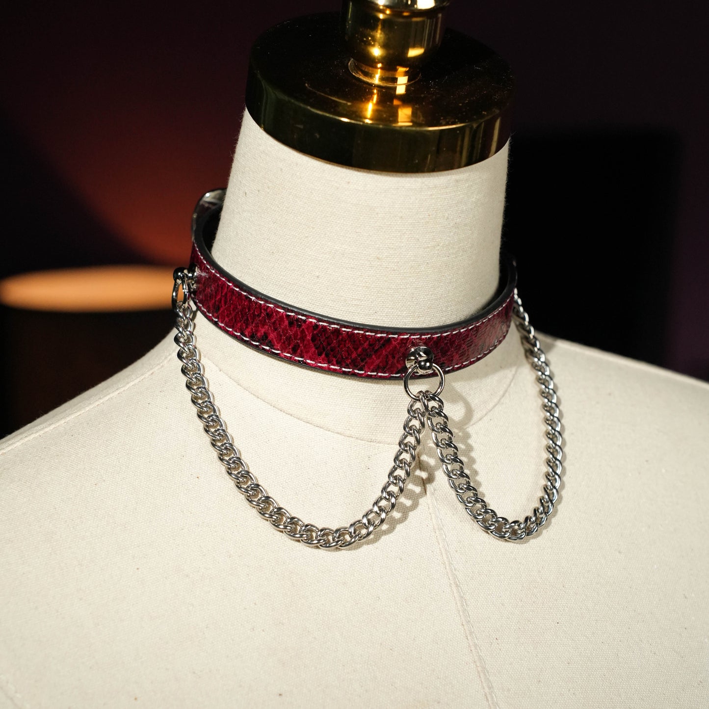 Echo Double Silver Chain Choker More Color Chosse