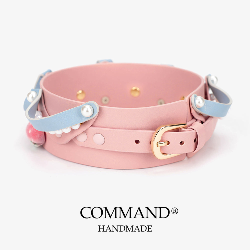 Elira Strawberry Cream Pearl Choker