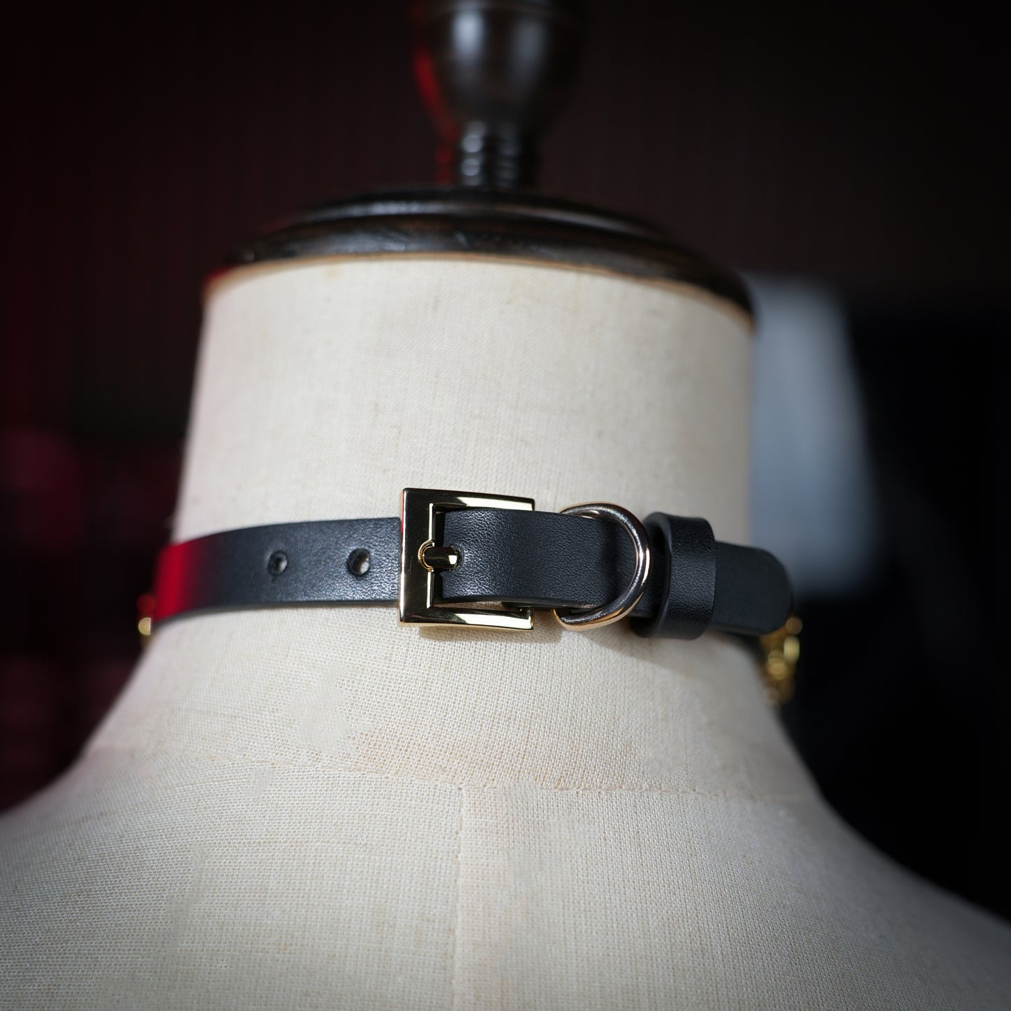 Maia Double Chain Choker with Heart