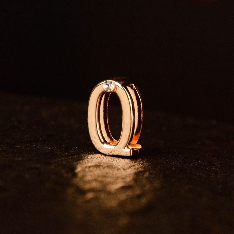 Gold Diamond Letter Pendant (single buy no delivery)