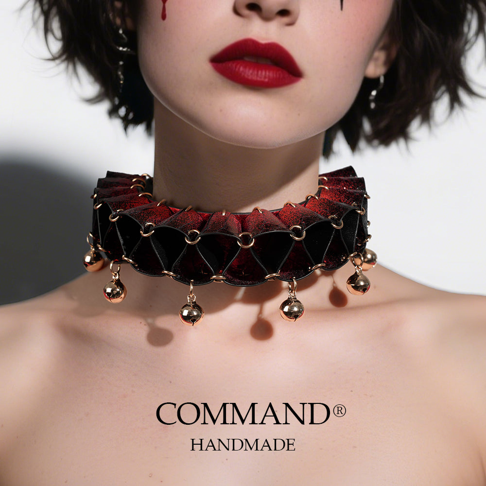 Jester Artisanal Layered Bell Ruffled Choker