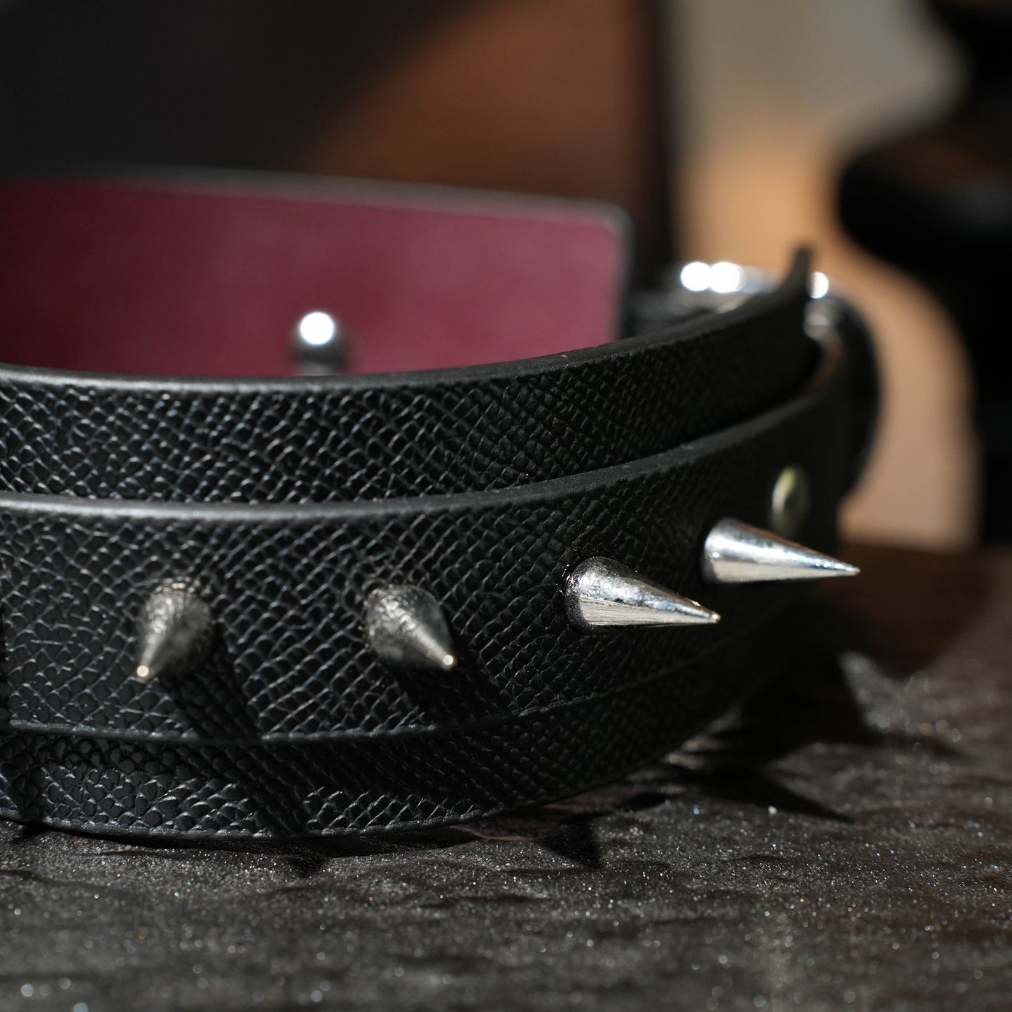 Buzzcocks Classic Black Red With O Ring Punk Choker