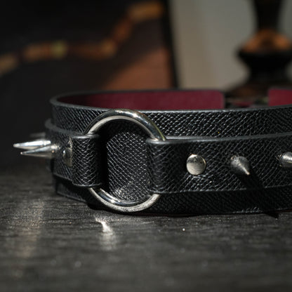 Buzzcocks Classic Black Red With O Ring Punk Choker