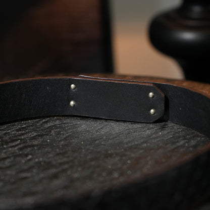 Perseus Black Buckle Collar