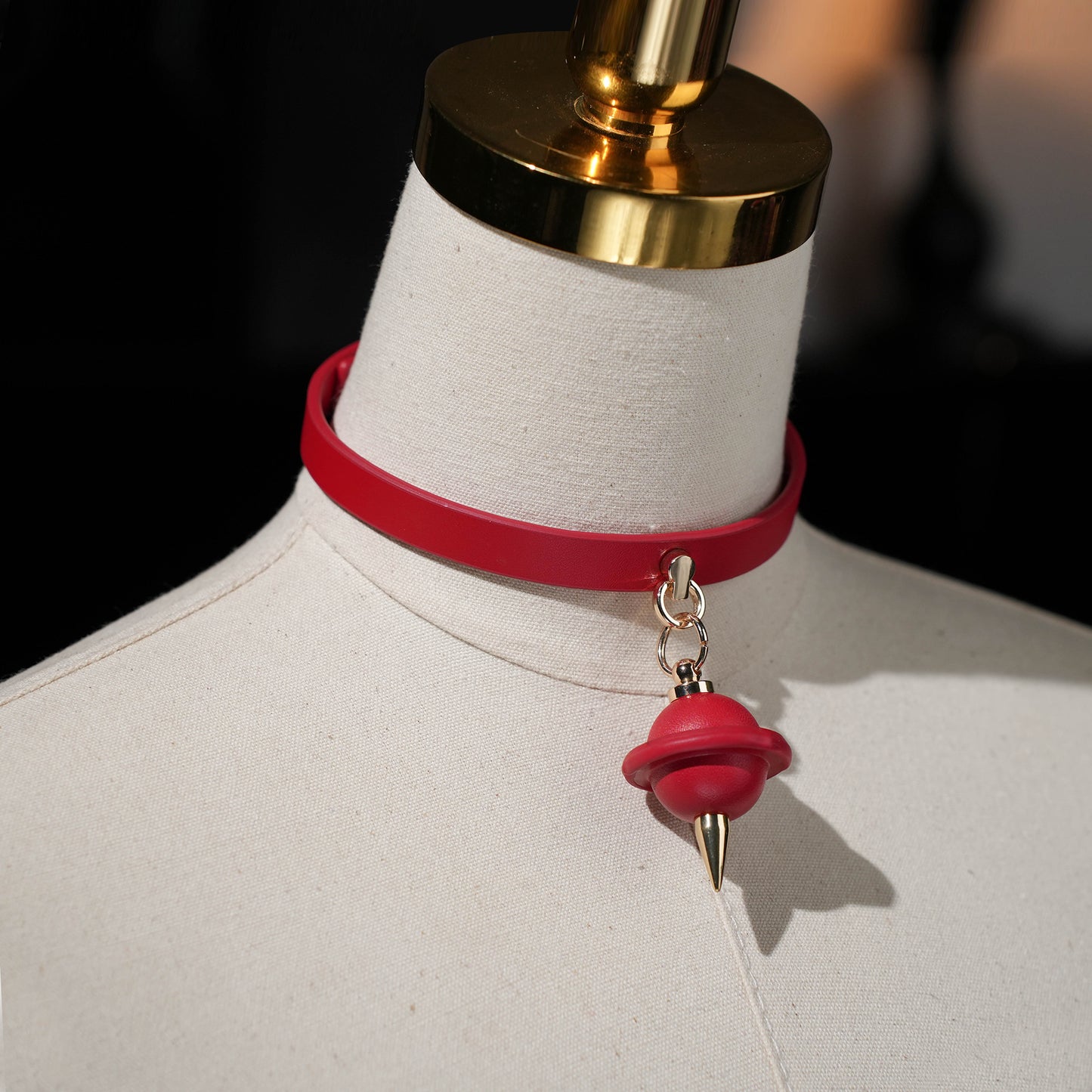 World of Spikes Bell With Spike Choker