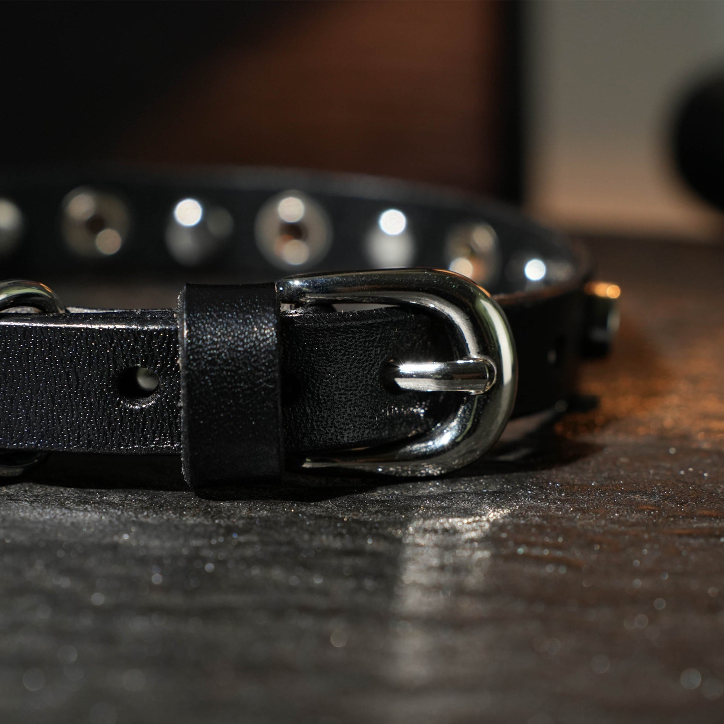 Bio Round Stud Punk Choker