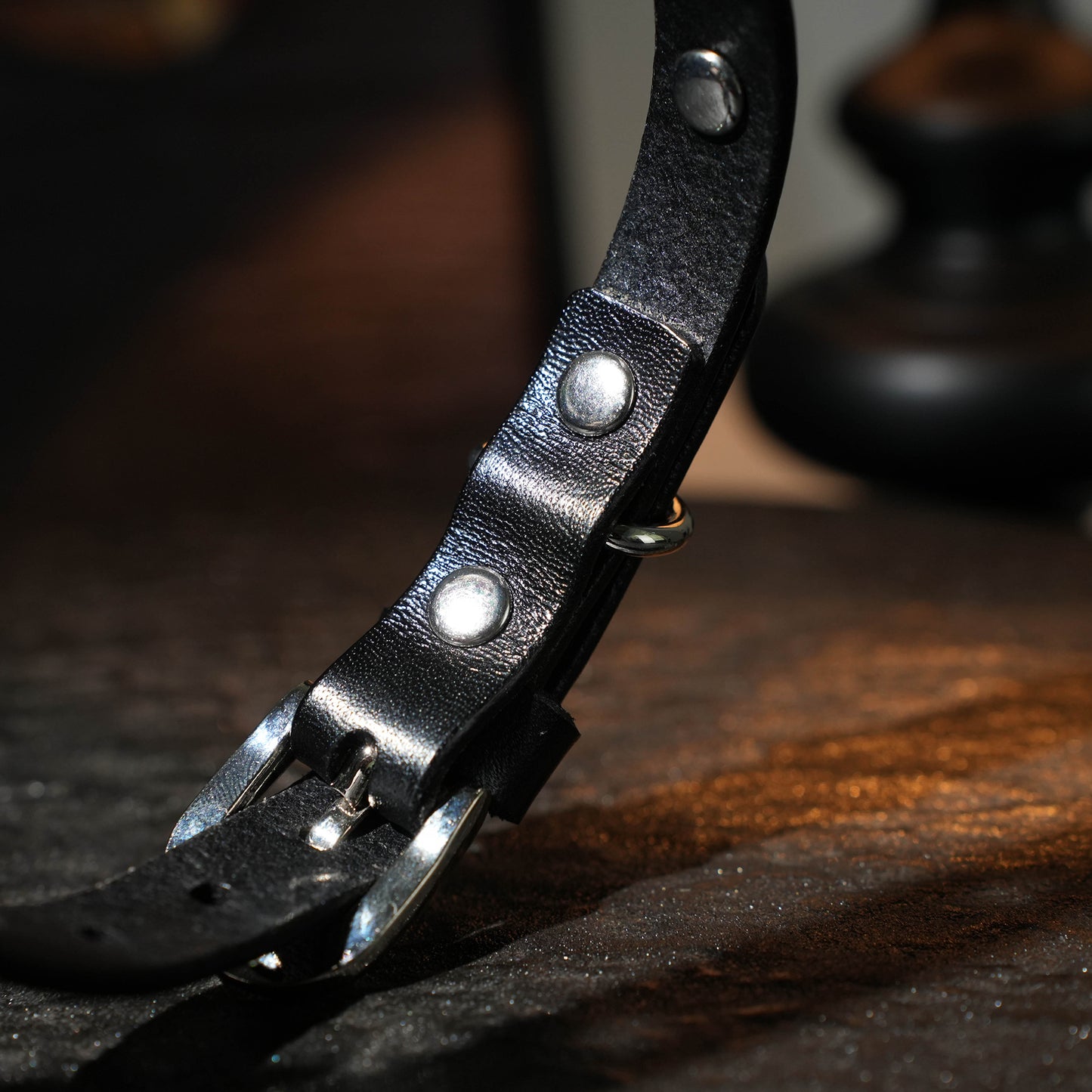 Bio Round Stud Punk Choker