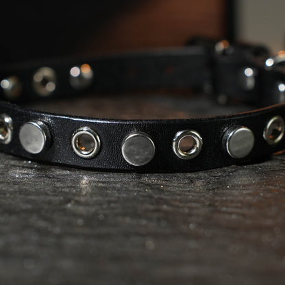 Bio Round Stud Punk Choker