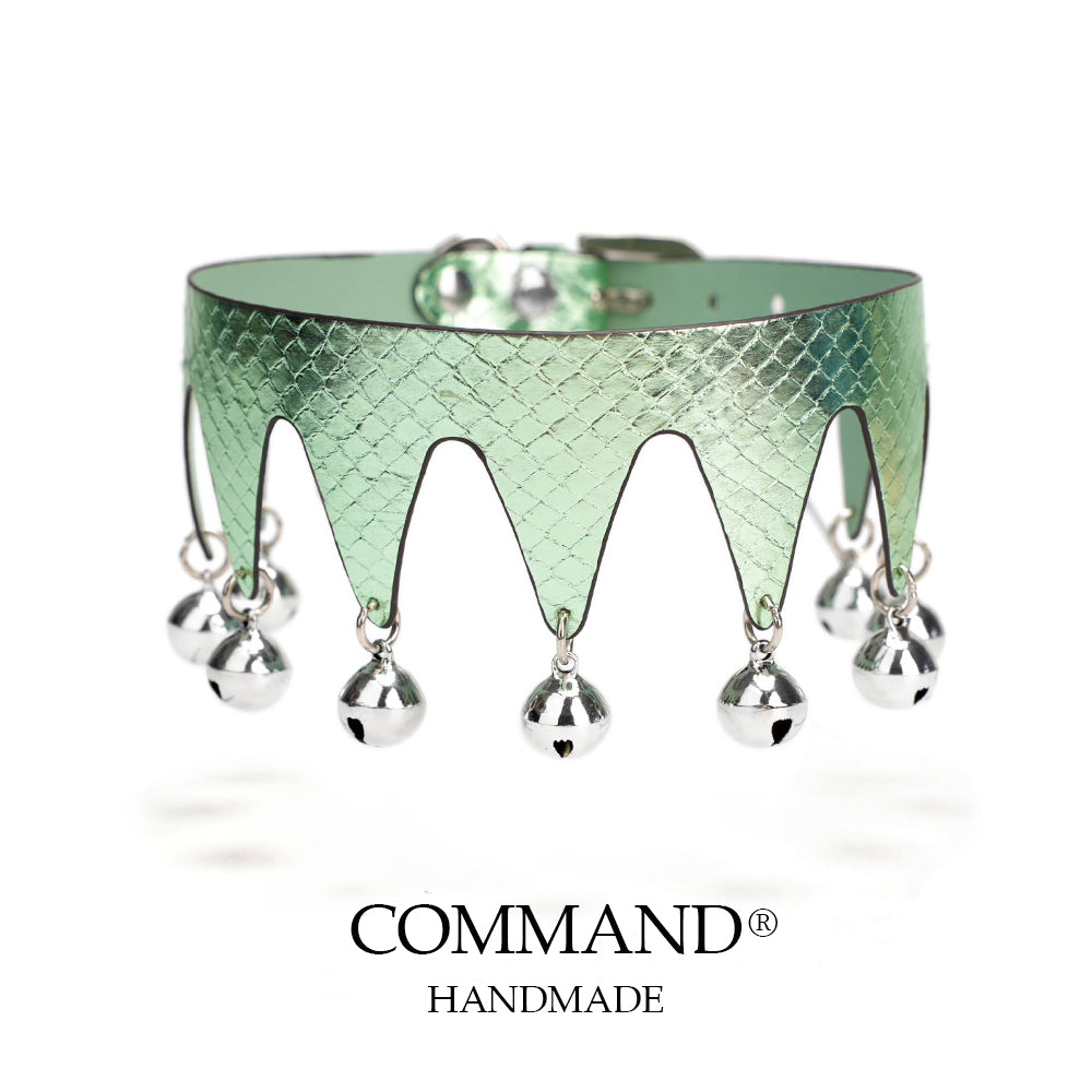 Jester’s Shatter Triangle Choker with Bell_Snake