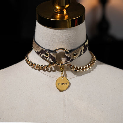 Hera Double Chain Choker with O-ring