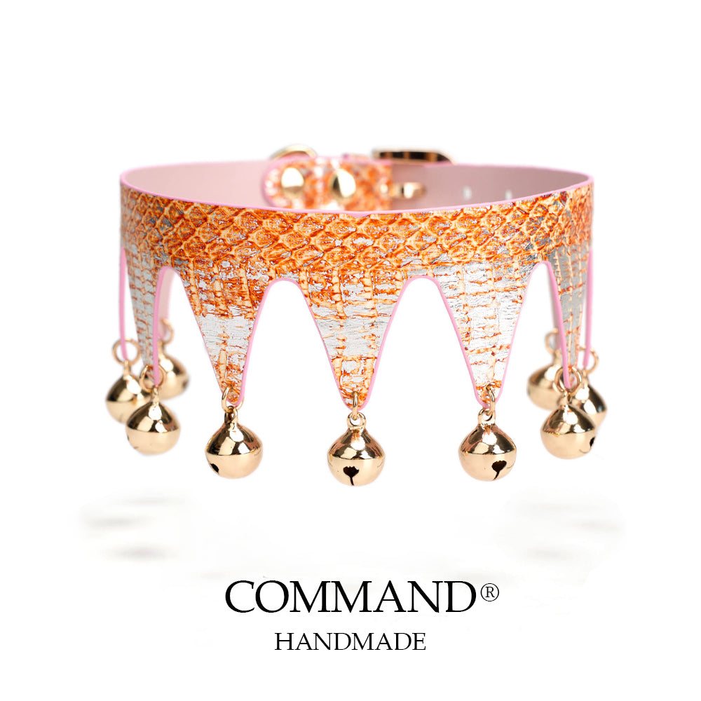 Jester’s Shatter Triangle Choker with Bell_Snake