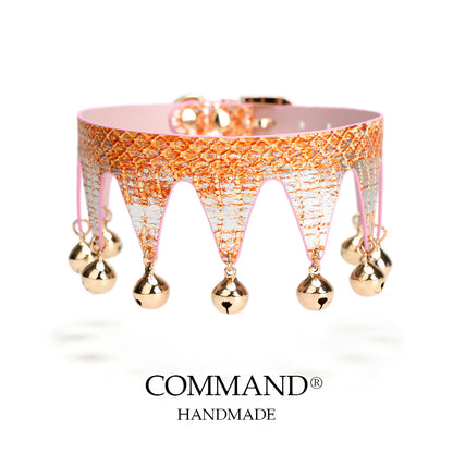 Jester’s Shatter Triangle Choker with Bell_Snake