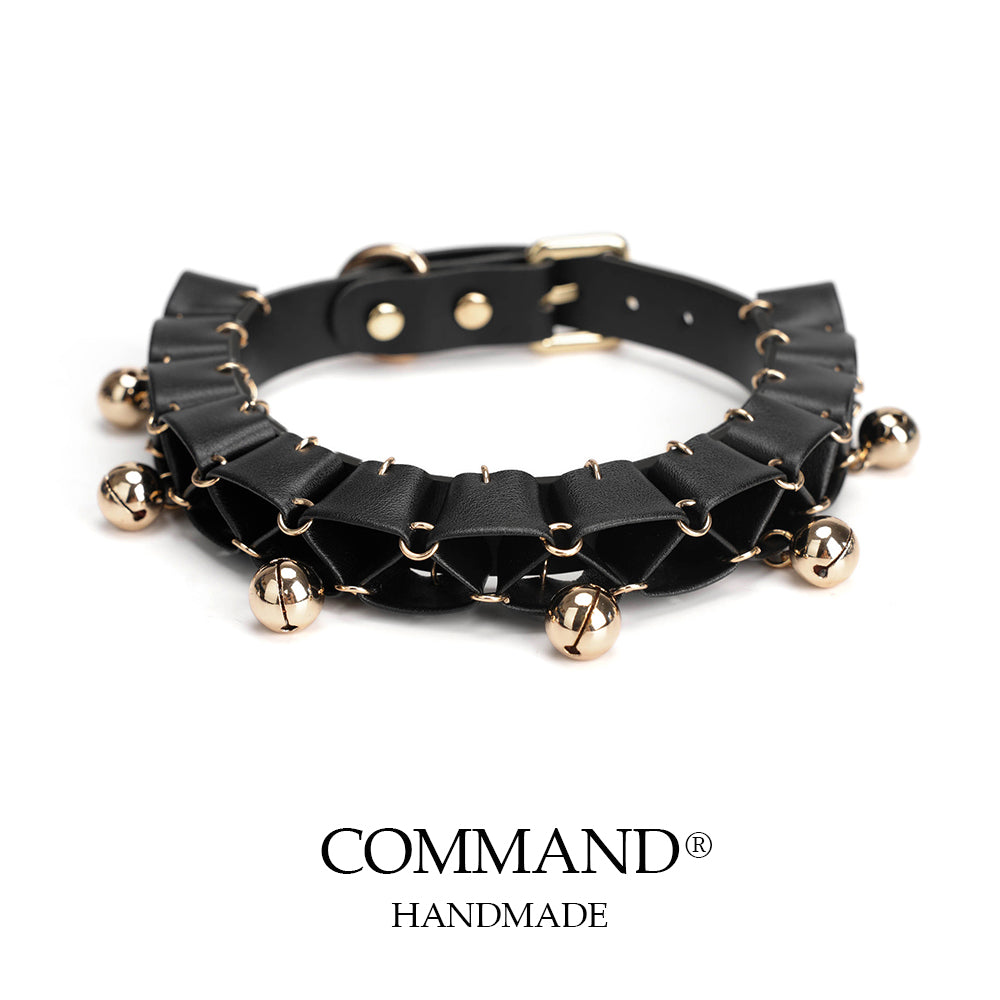 Jesterlet Mini Ruffle Choker with Bell
