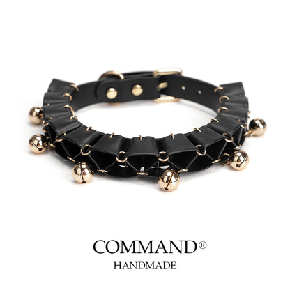 Jesterlet Mini Ruffle Choker with Bell