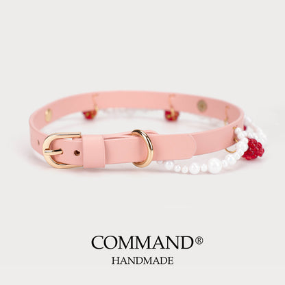 Seren Raspberry Pearl Choker