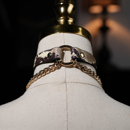 Hera Double Chain Choker with O-ring