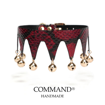 Jester’s Shatter Triangle Choker with Bell_Snake