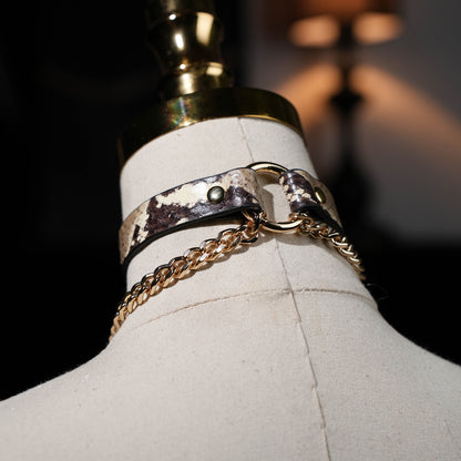Hera Double Chain Choker with O-ring