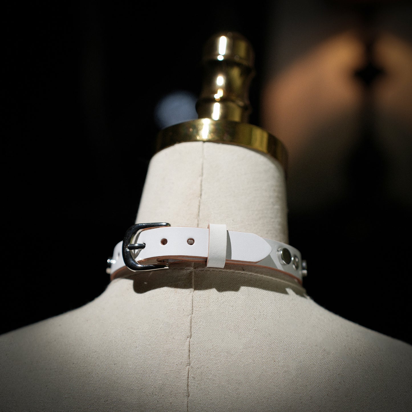 Bio Round Stud Punk Choker