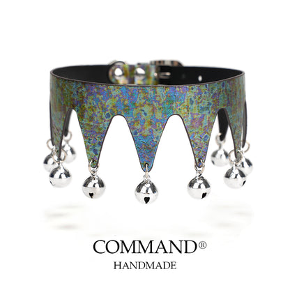 Jester’s Shatter Triangle Choker with Bell_Snake