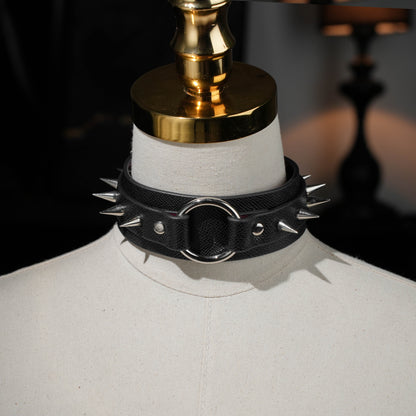 Buzzcocks Classic Black Red With O Ring Punk Choker