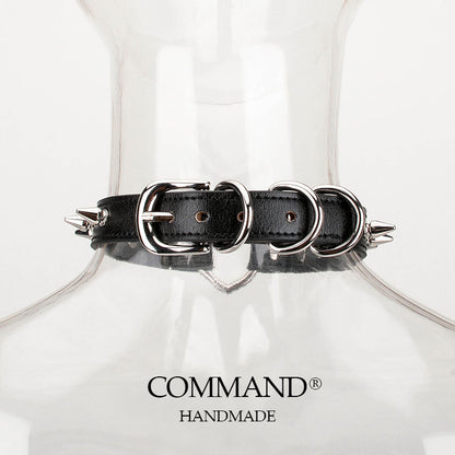 Love On Thorns Punk Choker With Heart
