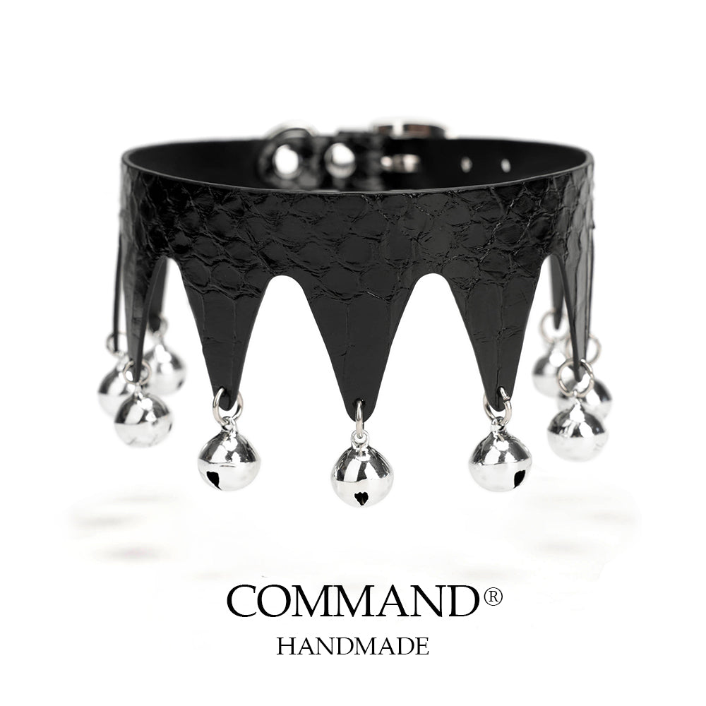 Jester’s Shatter Triangle Choker with Bell_Snake