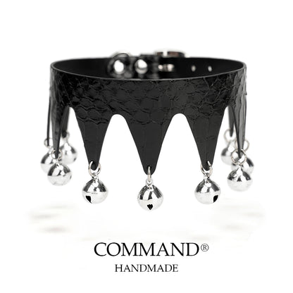 Jester’s Shatter Triangle Choker with Bell_Snake