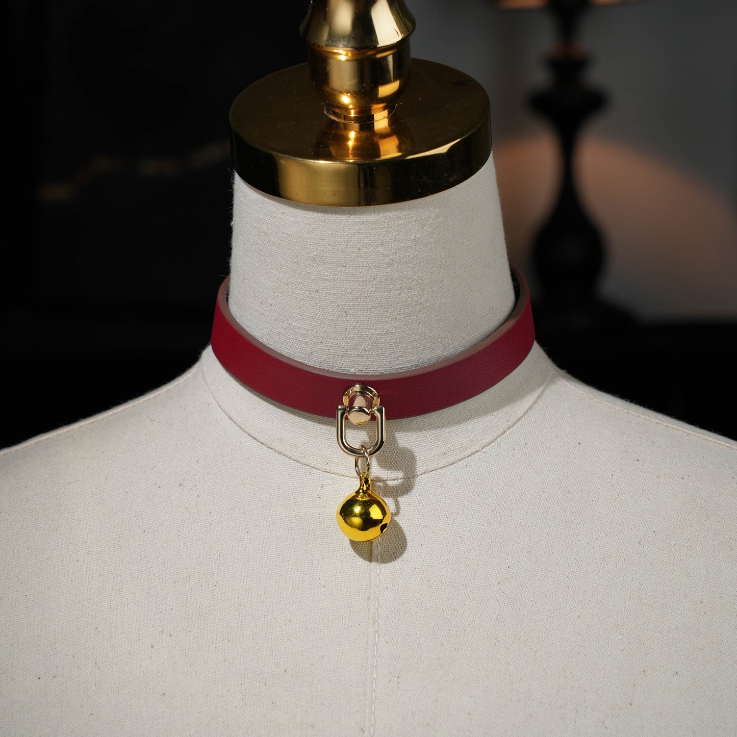 Siren Choker With Gold Bell