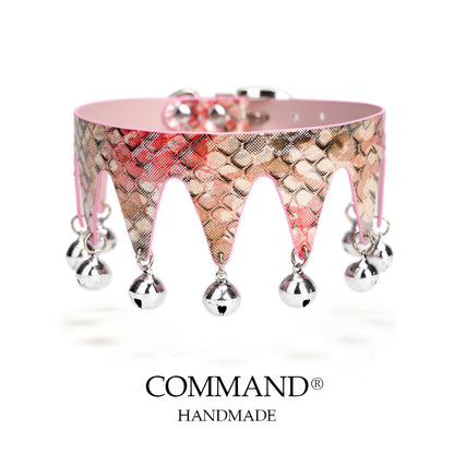 Jester’s Shatter Triangle Choker with Bell_Snake