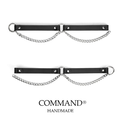 Muses Double Chain Choker with O Ring