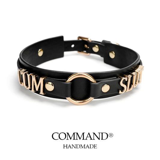 Antiphus Metal Letter Choker with Oring
