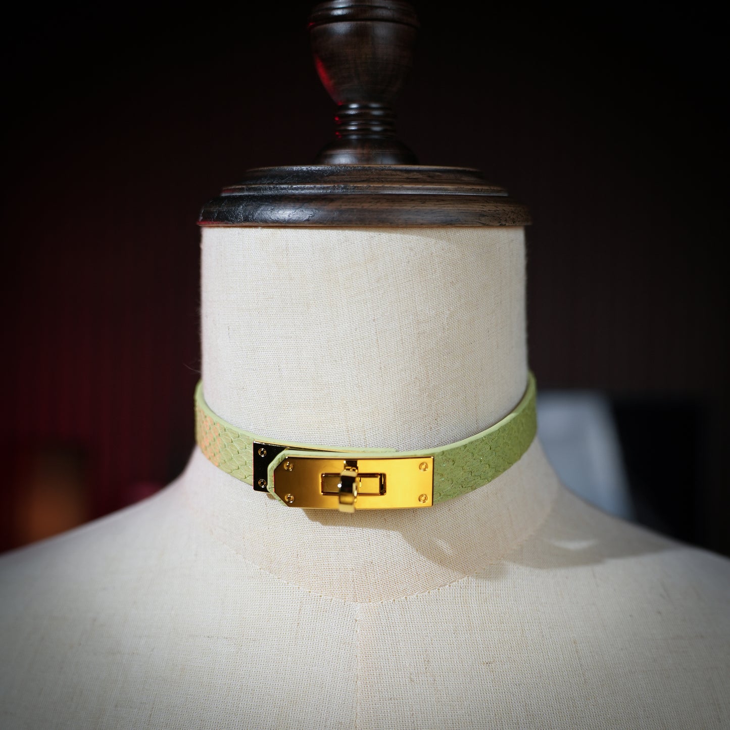Alceis Green Lockable Collar