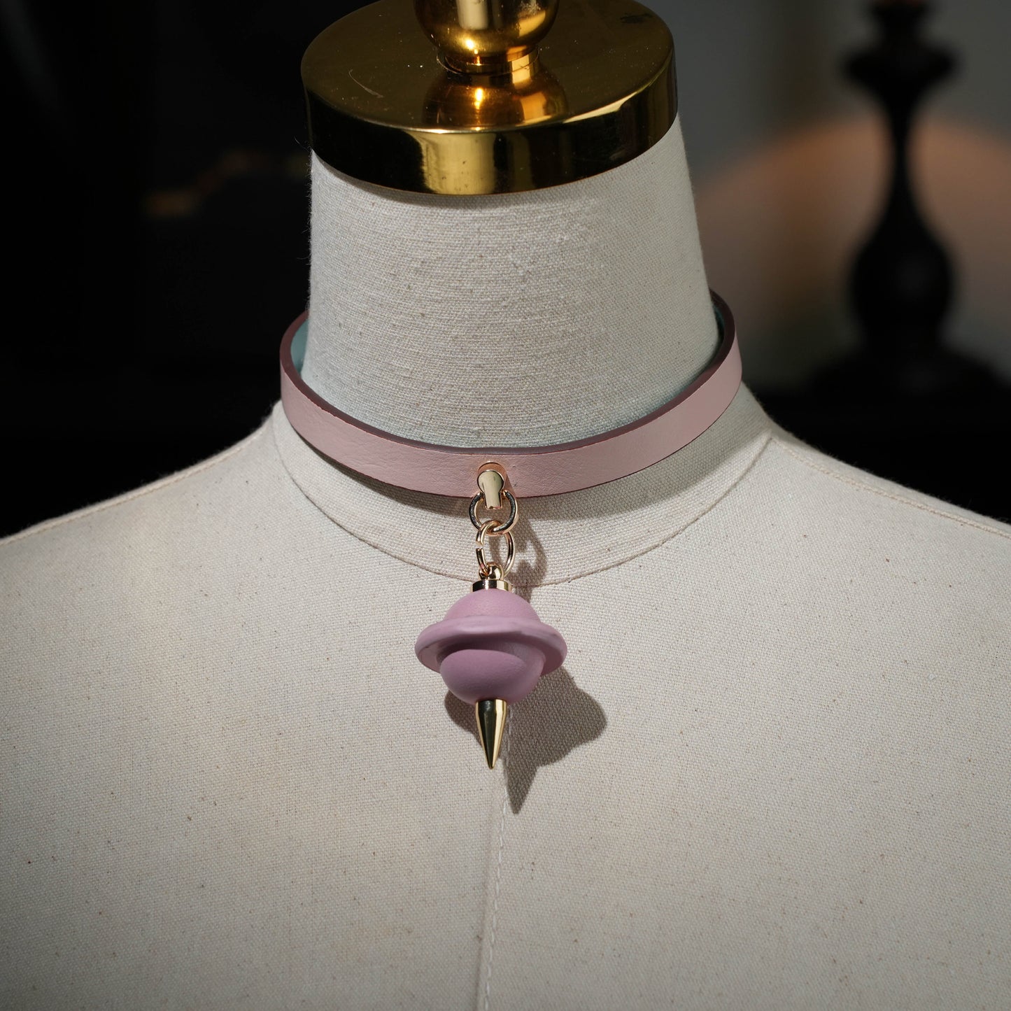 World of Spikes Bell With Spike Choker
