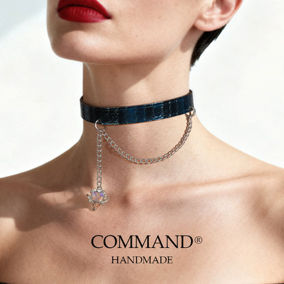 Thalassa Blue chain collar