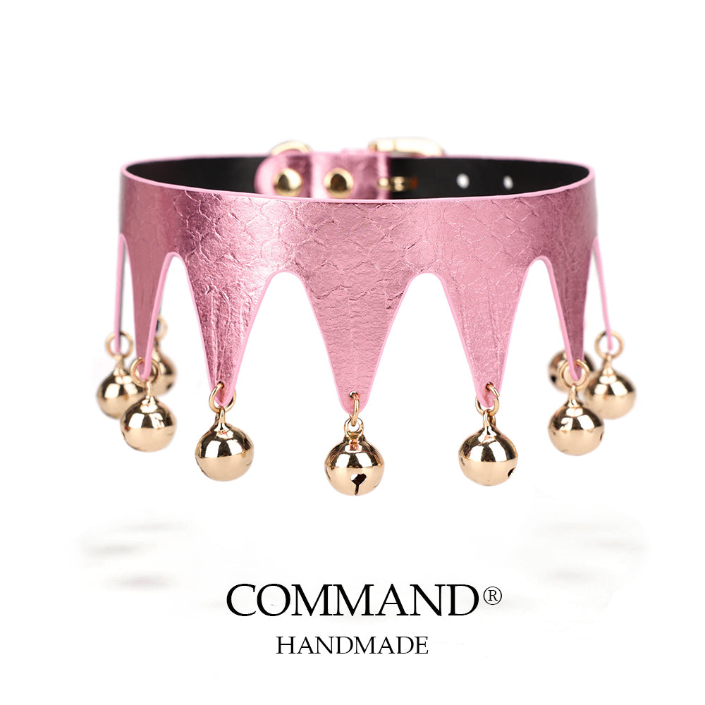 Jester’s Shatter Triangle Choker with Bell_Snake